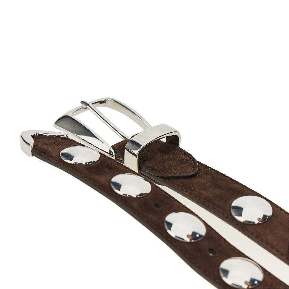 Khaite Benny Suede Leather Belt - Picture 2 of 3